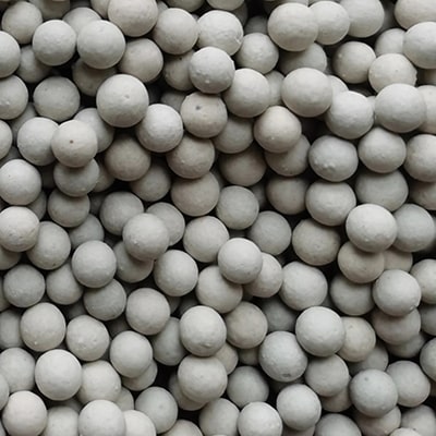 Inert ceramic ball